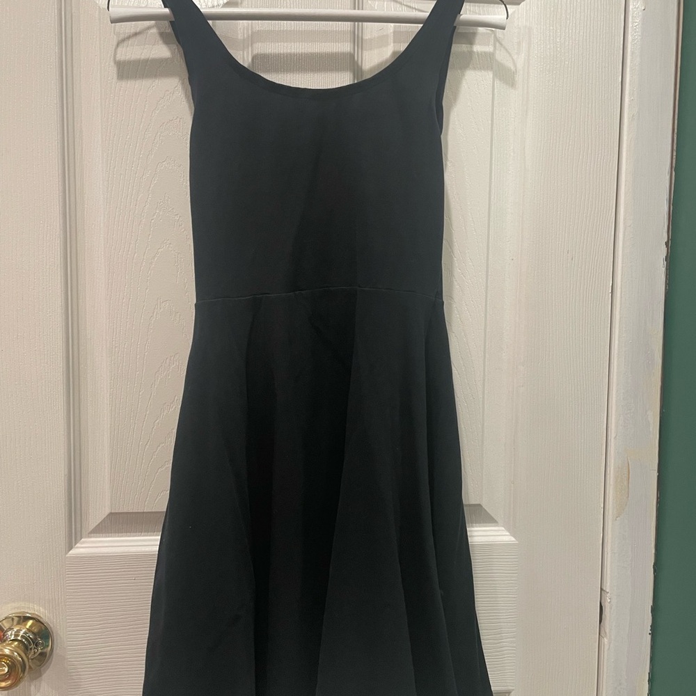 Express Black and Green Mini Dress